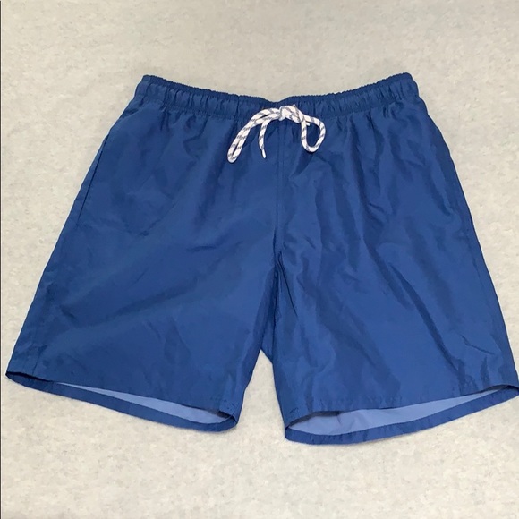 Saint Johns Bay Men’s Navy Blue Swim Trunks Medium - Picture 1 of 10